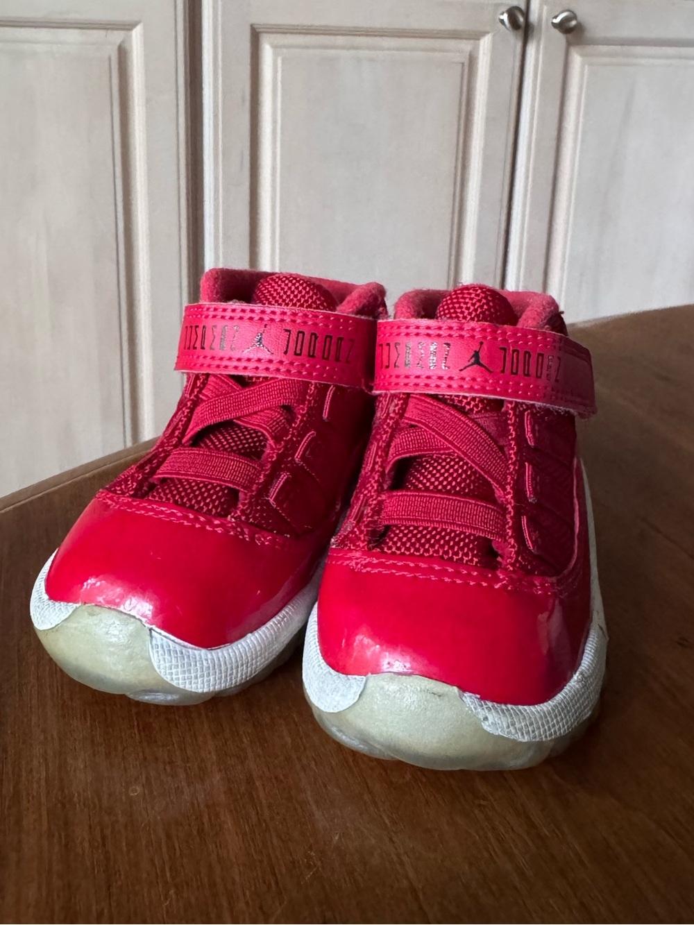 Jordan Air Jordan 11 retro TD Unisex Kids Hook & Loop Red/White US 4C